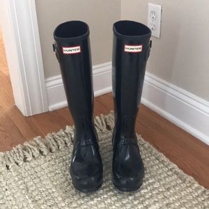 Original Tall Hunter Boots- US size 6